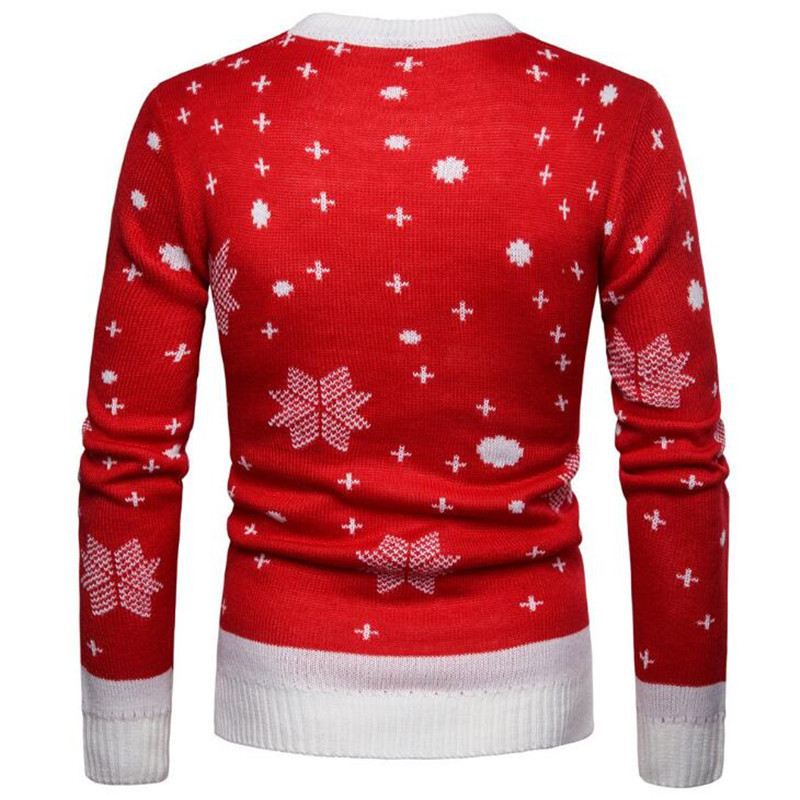 Winter New highend casual Christmas cute elk pullovers round neck sweaters for Men and Women 201125