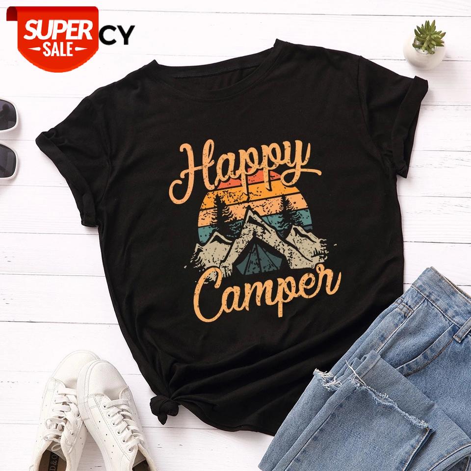 JFUNCY Plus Size Summer T-shirt Women Cotton T Shirt Happy Camper Printed Tshirt Short Sleeve Loose Mom Tops Female Tee Shirt #VW9Z, White
JFUNCY Plus Size Summer T-shirt Women Cotton T Shirt Happy Camper Printed Tshirt Short Sleeve Loose Mom Tops Female Tee Shirt #VW9Z, White