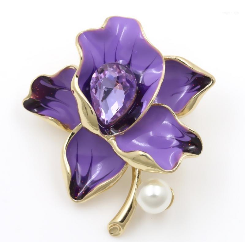 Pins, Brooches Purple Flower Pin Brooch Fashion For Women Elegant Lapel Sweater Jewelry Imitation Pearl
Pins, Brooches Purple Flower Pin Brooch Fashion For Women Elegant Lapel Sweater Jewelry Imitation Pearl