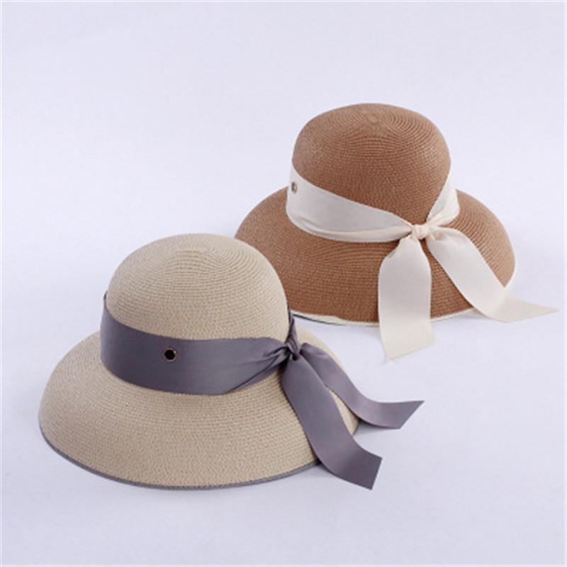Retro Straw Hat Bow Female Summer Seaside Big Brim Sun Protection Shade Travel Vacation Leisure Wild Brim Beach, Khaki
Retro Straw Hat Bow Female Summer Seaside Big Brim Sun Protection Shade Travel Vacation Leisure Wild Brim Beach, Khaki