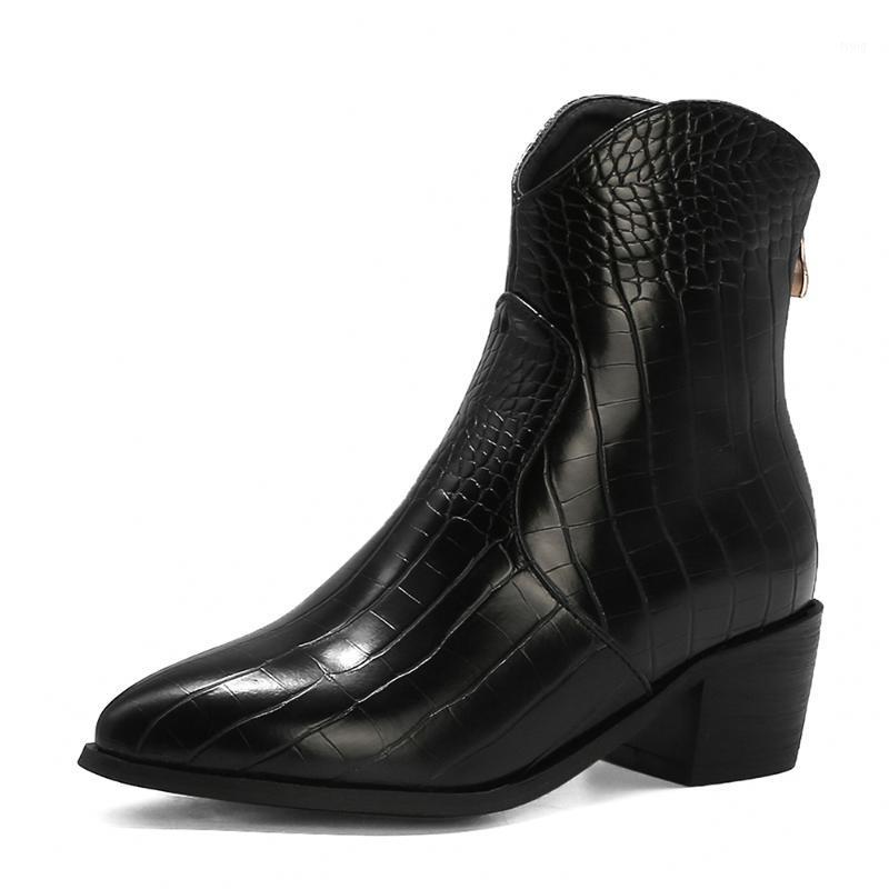 2020 new Brand Ladies booties Leisure Rome boots Solid Heels Short Boot western Cowboy Ankle Boots for women Female Botas Mujer1, Brown
2020 new Brand Ladies booties Leisure Rome boots Solid Heels Short Boot western Cowboy Ankle Boots for women Female Botas Mujer1, Brown