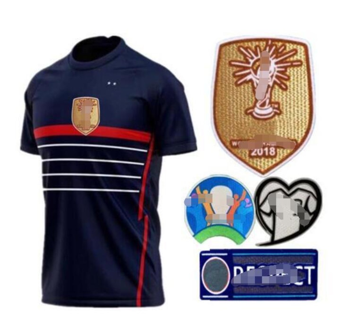 2021 new France '98 football traning jersey suit men's single jacket children's suit zidane Henry trezeguet, Kid bule
2021 new France '98 football traning jersey suit men's single jacket children's suit zidane Henry trezeguet, Kid bule