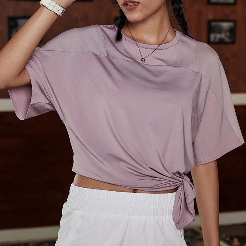 Fitness Women Sports Shirt Breathable Net Yarn Splicing Short Sleeve Yoga Crop Top Workout Solid Female Sportswear, Black
Fitness Women Sports Shirt Breathable Net Yarn Splicing Short Sleeve Yoga Crop Top Workout Solid Female Sportswear, Black