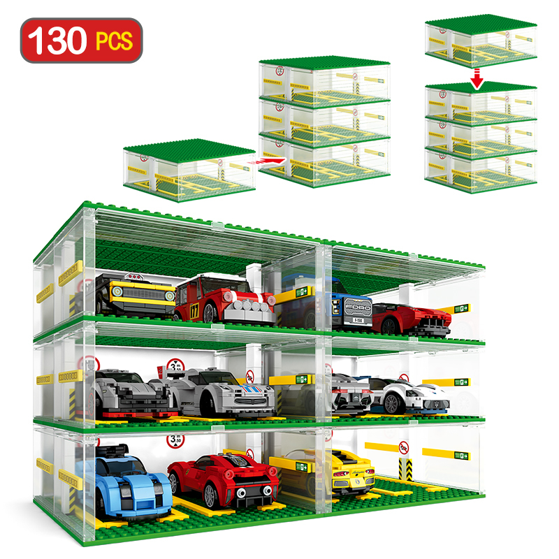 City DIY Parking Lot Model Technic Racing Car Building Blocks Creator Baseplate Box Base Plate Garage Bricks Gifts Toys For Kids C0119
City DIY Parking Lot Model Technic Racing Car Building Blocks Creator Baseplate Box Base Plate Garage Bricks Gifts Toys For Kids C0119