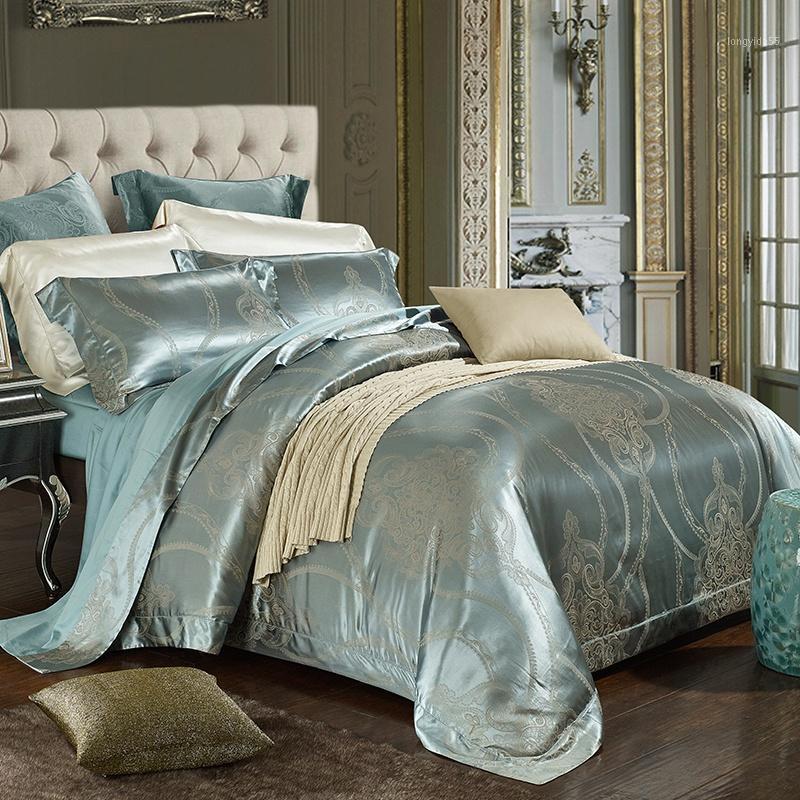 Bedding set luxury soft jacquard quilt cover zipper, extra large 4-piece quilt cover/quilt cover sheet cover, pillow case1, Color 3
Bedding set luxury soft jacquard quilt cover zipper, extra large 4-piece quilt cover/quilt cover sheet cover, pillow case1, Color 3