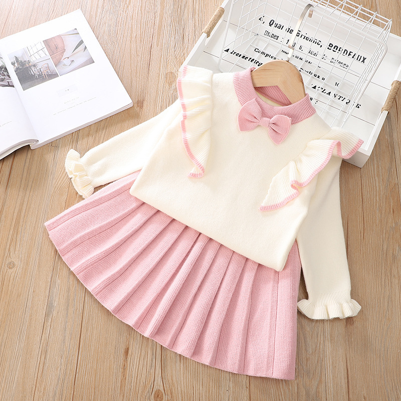 Children Clothes Autumn Winter Toddler Girls Clothes Set Cartoon Tops+Skirt Tracksuit Suit Kids Outfits For Baby Girls 7 8 Years LJ200916