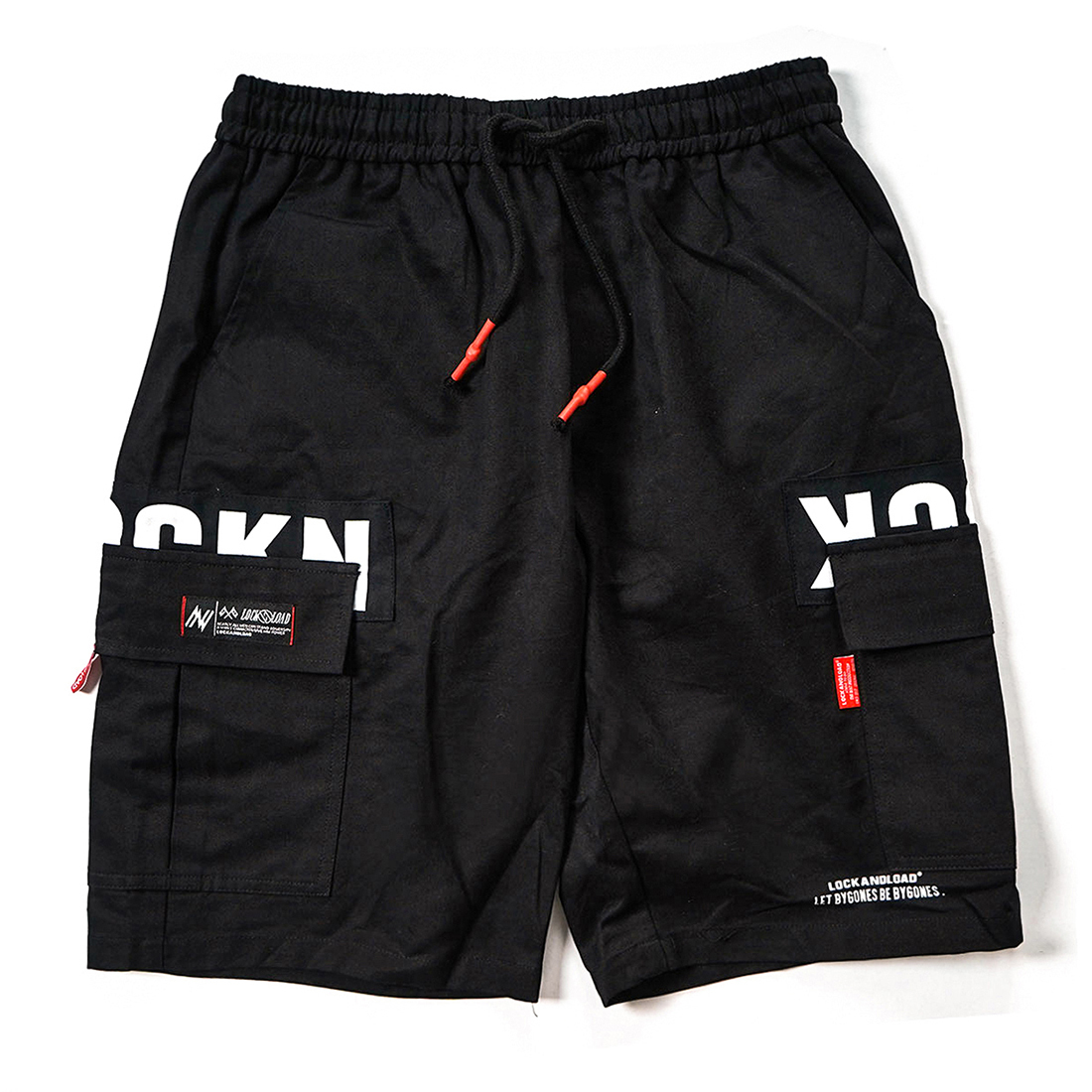 Aelfric Eden Hip Hop Cargo Shorts Men 2020 Summer Letter Print Camouflage Print Streetwear Shorts Knee Length Short Joggers T200512