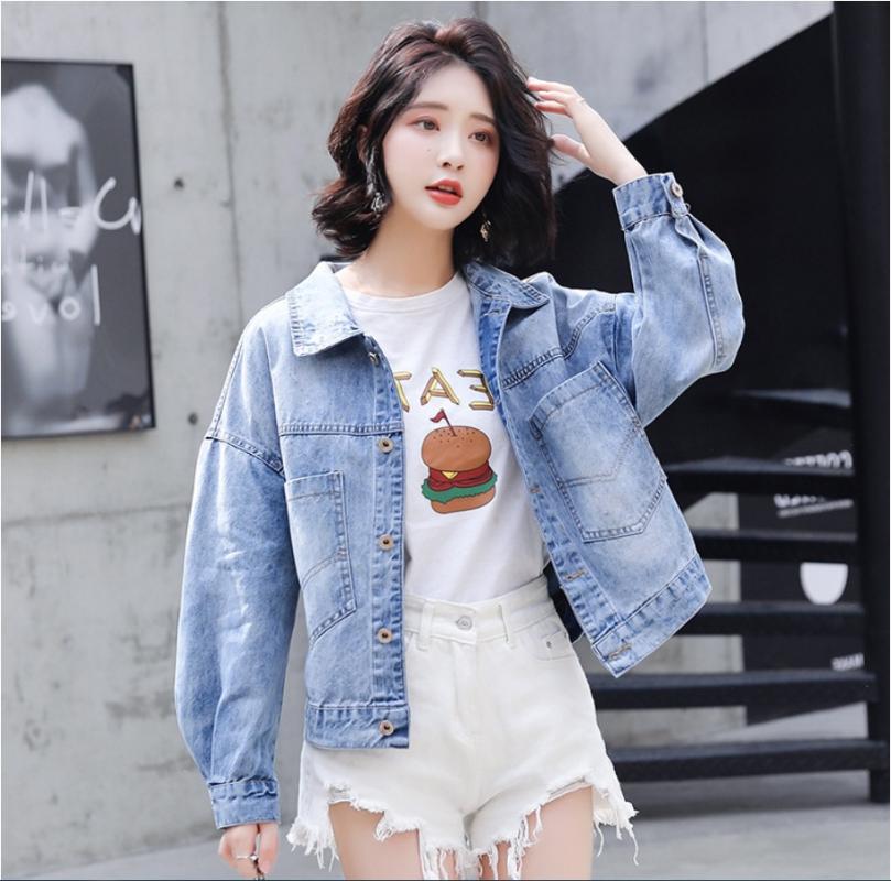 QNPQYX 2020 New Arrivals Vintage Women' Denim Jacket Spring Long Sleeve Turn-down Jeans Jackets And Coats For Women Ladies C254, Blue
QNPQYX 2020 New Arrivals Vintage Women' Denim Jacket Spring Long Sleeve Turn-down Jeans Jackets And Coats For Women Ladies C254, Blue