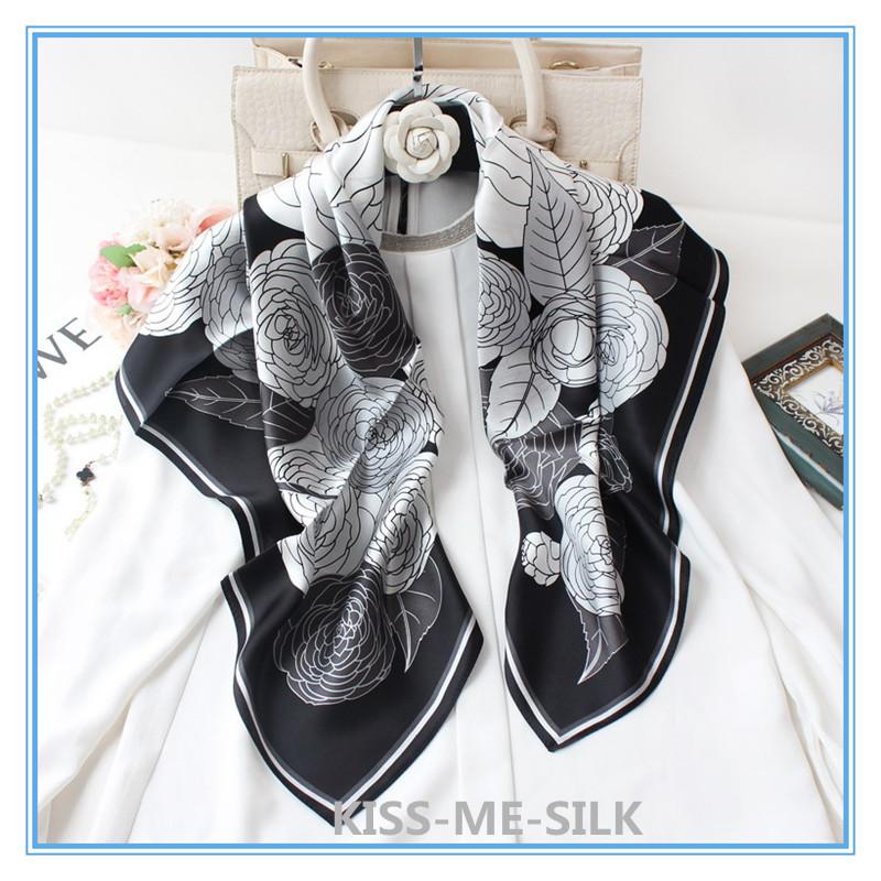KMS Classic Camellia silk satin square scarf mulberry-silk scarf shawl for Girl Lady Women 90*90CM/50G
KMS Classic Camellia silk satin square scarf mulberry-silk scarf shawl for Girl Lady Women 90*90CM/50G