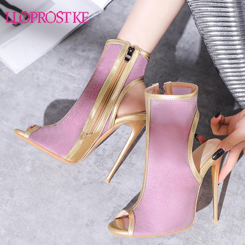 Lloprost ke European T Stage Thin High Heels Sandals Women Stiletto Heel 12.5cm Sandal Boots Sexy Open Toe wedding party Shoes1, Black
Lloprost ke European T Stage Thin High Heels Sandals Women Stiletto Heel 12.5cm Sandal Boots Sexy Open Toe wedding party Shoes1, Black