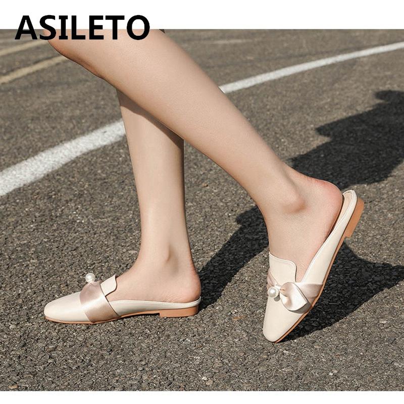 ASILETO New 2021 Ladies Slipper Square Toe Flat Soft Slip-On Elegant Silk Pearl Designer Breathable Mules Outdoor Female A3421, Apricot
ASILETO New 2021 Ladies Slipper Square Toe Flat Soft Slip-On Elegant Silk Pearl Designer Breathable Mules Outdoor Female A3421, Apricot