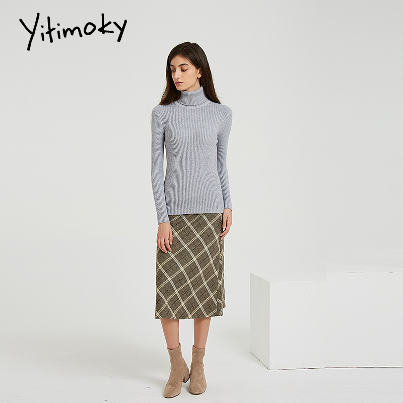 turtleneck sweater women On sale autumn winter Women Knitted Casual Soft Jumper Fashion Slim Femme Elasticity Pullovers new 201222