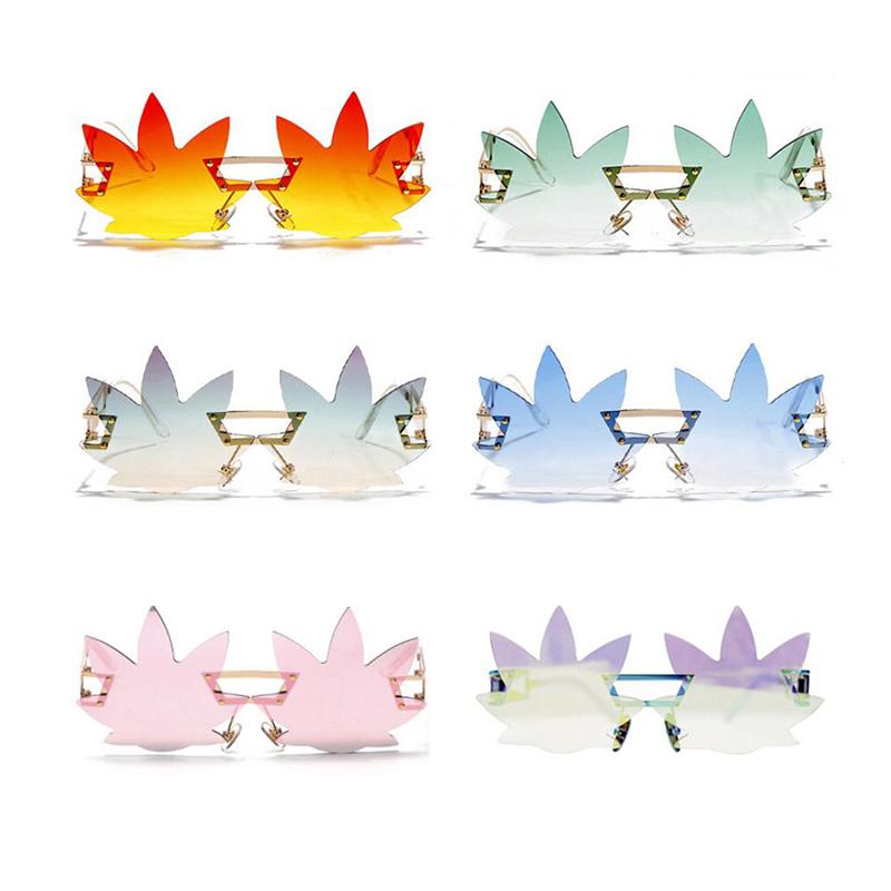 Female Rimless Sunglasses Ladies Trendy Gradient Color Shape Lenses Men's Sunglasses
Female Rimless Sunglasses Ladies Trendy Gradient Color Shape Lenses Men's Sunglasses