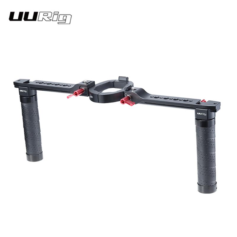 UURIG DH13 Video Accessory Dual Handle Grip Handheld Stabilizer+Cold Shoe Adjustable Handle Position for Ronin S/SC Stabilizer
UURIG DH13 Video Accessory Dual Handle Grip Handheld Stabilizer+Cold Shoe Adjustable Handle Position for Ronin S/SC Stabilizer