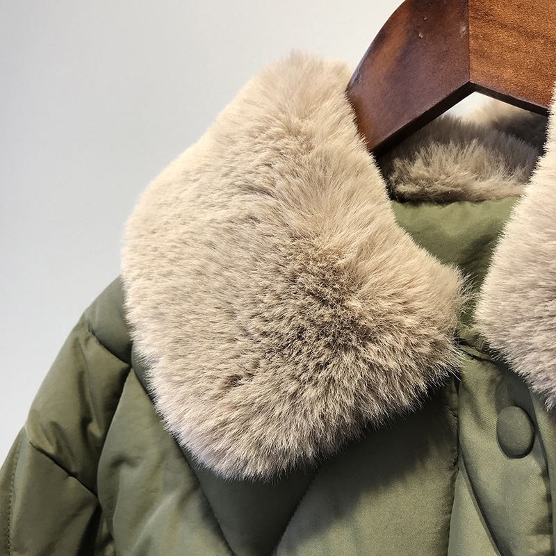 Women Winter Coat Long Sleeve Furry Collar Women Short Winter Warm Jacket Coat Casaco Feminino Cotton Coat Streetwear 201026