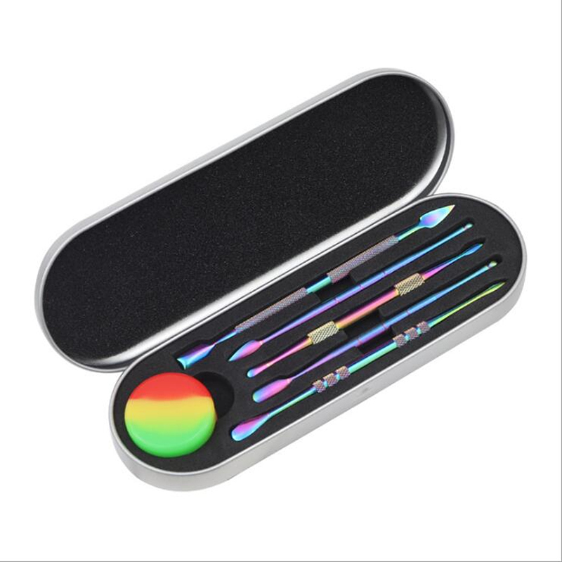 DHL Stainless Steel Wax Dabber Tool Kit Set Container Jar Bag Dry Herb Tobacco Oil Rigs Dab Nail Pipes Smoking Accessories
DHL Stainless Steel Wax Dabber Tool Kit Set Container Jar Bag Dry Herb Tobacco Oil Rigs Dab Nail Pipes Smoking Accessories
