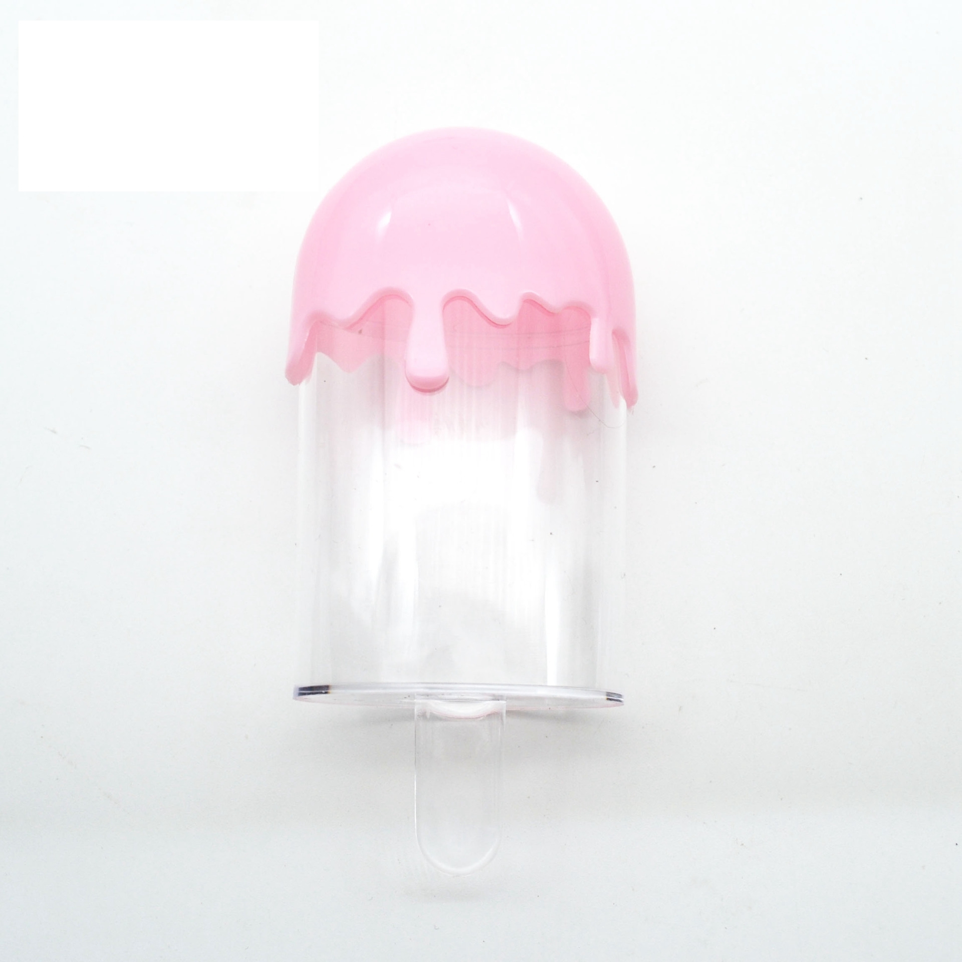 3D Mink Eyelash Clear Package Boxes False Eyelashes Packaging Empty Eyelash Box Case Creative Ice Cream Shaped Lashes Box Packaging