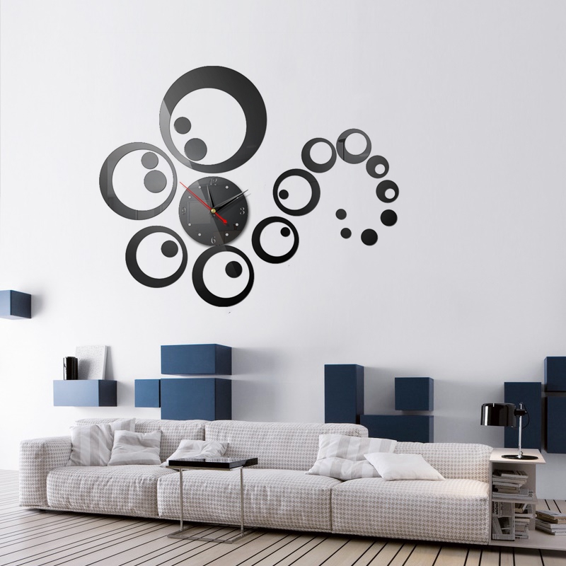 3D DIY Wall Clock Simple Style Creative Design Mirror Surface Wall Decorative Sticker Clocks Digital Dial Multicolor
3D DIY Wall Clock Simple Style Creative Design Mirror Surface Wall Decorative Sticker Clocks Digital Dial Multicolor