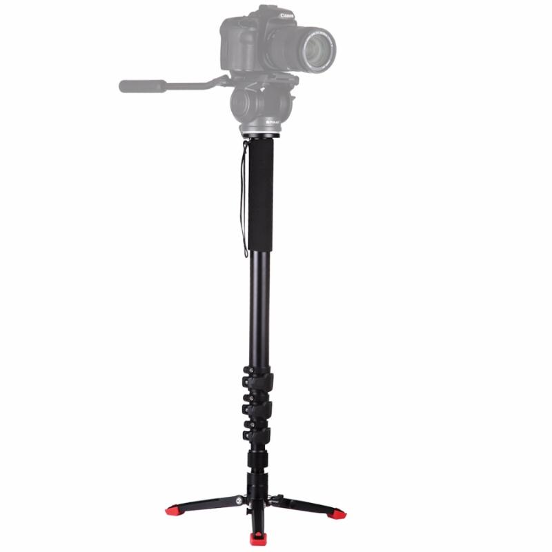 PULUZ Four-Section Telescoping Aluminum-magnesium Alloy Self-Standing Monopod with Support Base Bracket
PULUZ Four-Section Telescoping Aluminum-magnesium Alloy Self-Standing Monopod with Support Base Bracket
