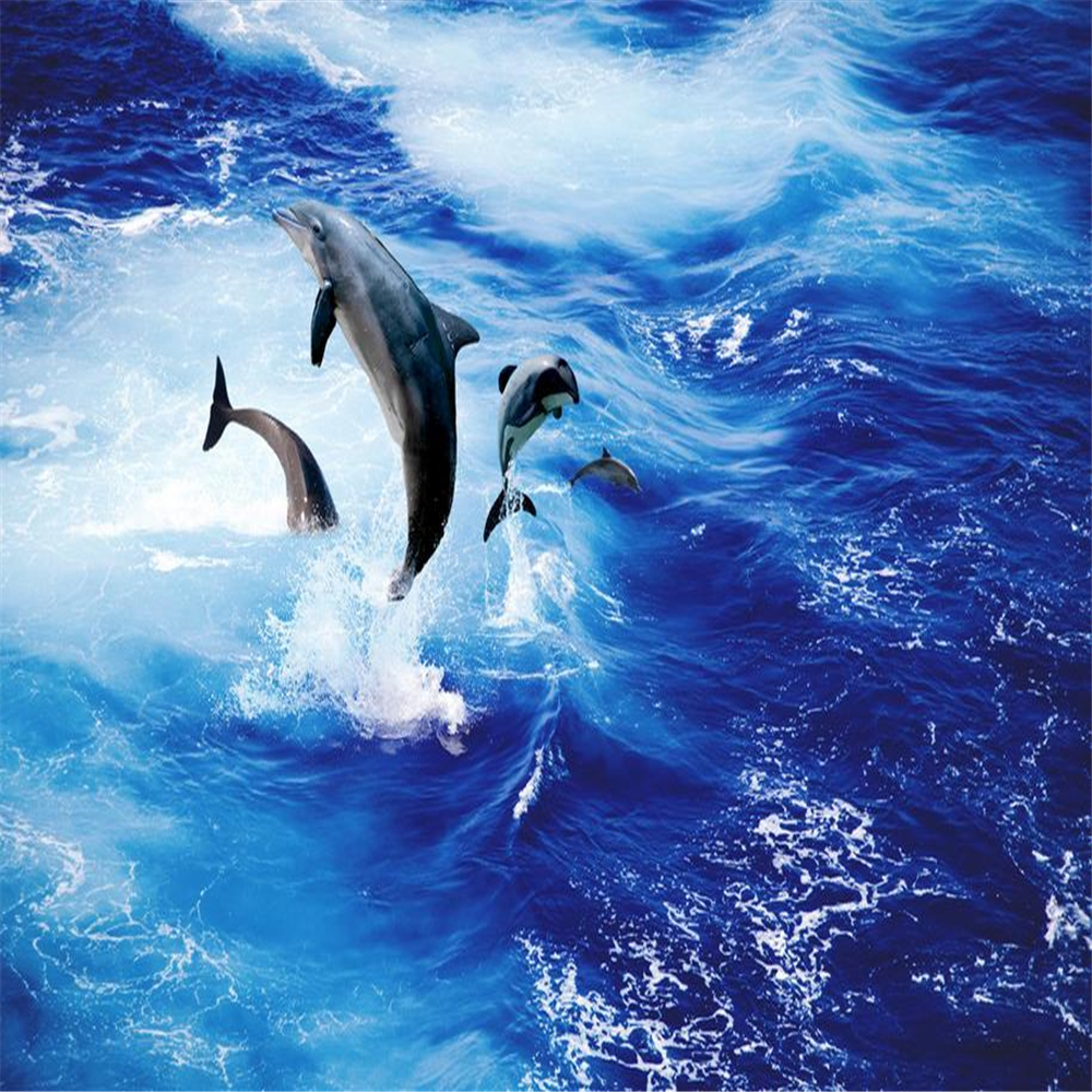 modern wallpaper for living room photo wall murals wallpaper blue waves floors 3d floor painting wallpaper