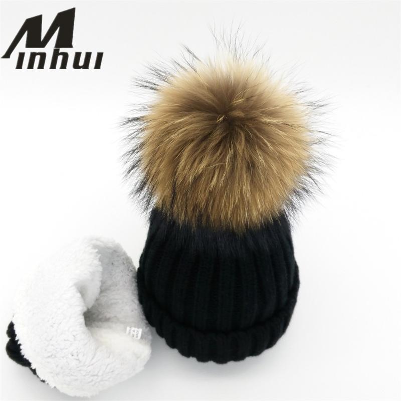 Minhui New Women Casual Beanies Real Pompom Hat Thinkening Knitted Bonnet Skullies Touca Gorro Pom Poms Hats Female Cap1, Black
Minhui New Women Casual Beanies Real Pompom Hat Thinkening Knitted Bonnet Skullies Touca Gorro Pom Poms Hats Female Cap1, Black
