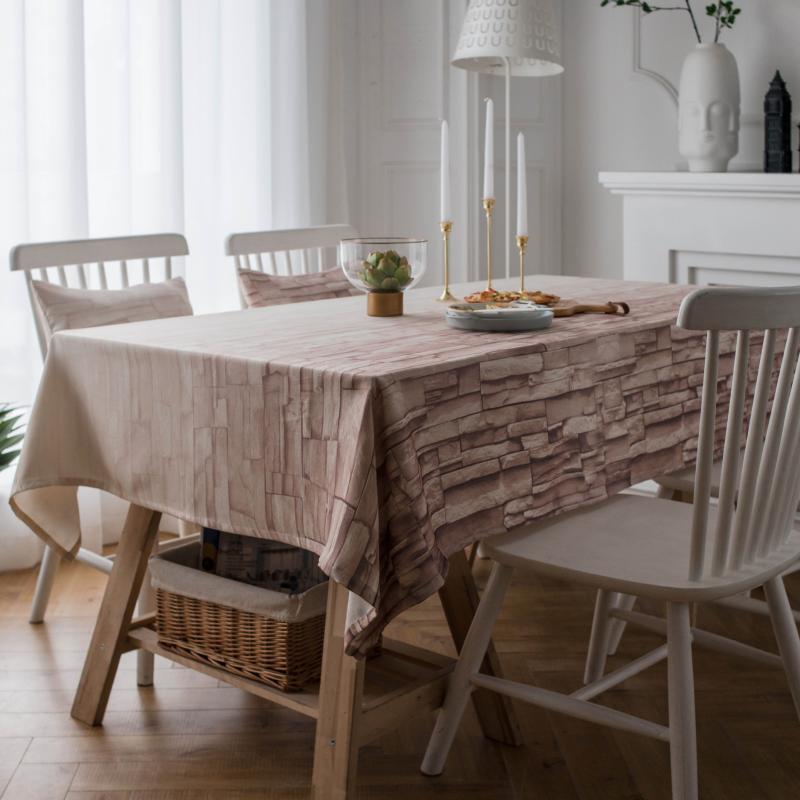 Nordic style polyester waterproof and oil proof brick pattern tablecloth table cloth sofa towel + two 45 * 45cm pillowcases, 03
Nordic style polyester waterproof and oil proof brick pattern tablecloth table cloth sofa towel + two 45 * 45cm pillowcases, 03