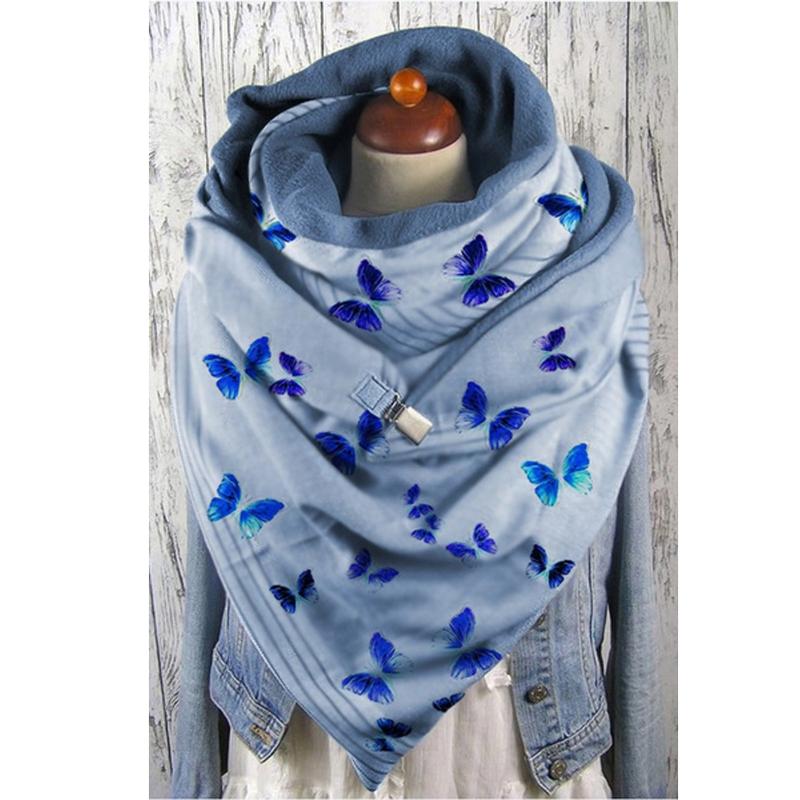 Winter Butterfly Print Scarves Women Paisley Foulard Femme Fashion Women Soild Button Soft Wrap Casual Warm Scarves Cachecol @40
Winter Butterfly Print Scarves Women Paisley Foulard Femme Fashion Women Soild Button Soft Wrap Casual Warm Scarves Cachecol @40