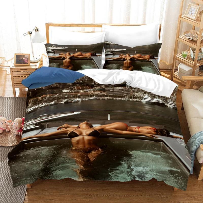 Bedding Sets Sexy Buttocks Girl Bikini Set Beach Bedroom Decor Microfiber Quilt Cover 1PC Duvet Pillowcase Free Mask
Bedding Sets Sexy Buttocks Girl Bikini Set Beach Bedroom Decor Microfiber Quilt Cover 1PC Duvet Pillowcase Free Mask