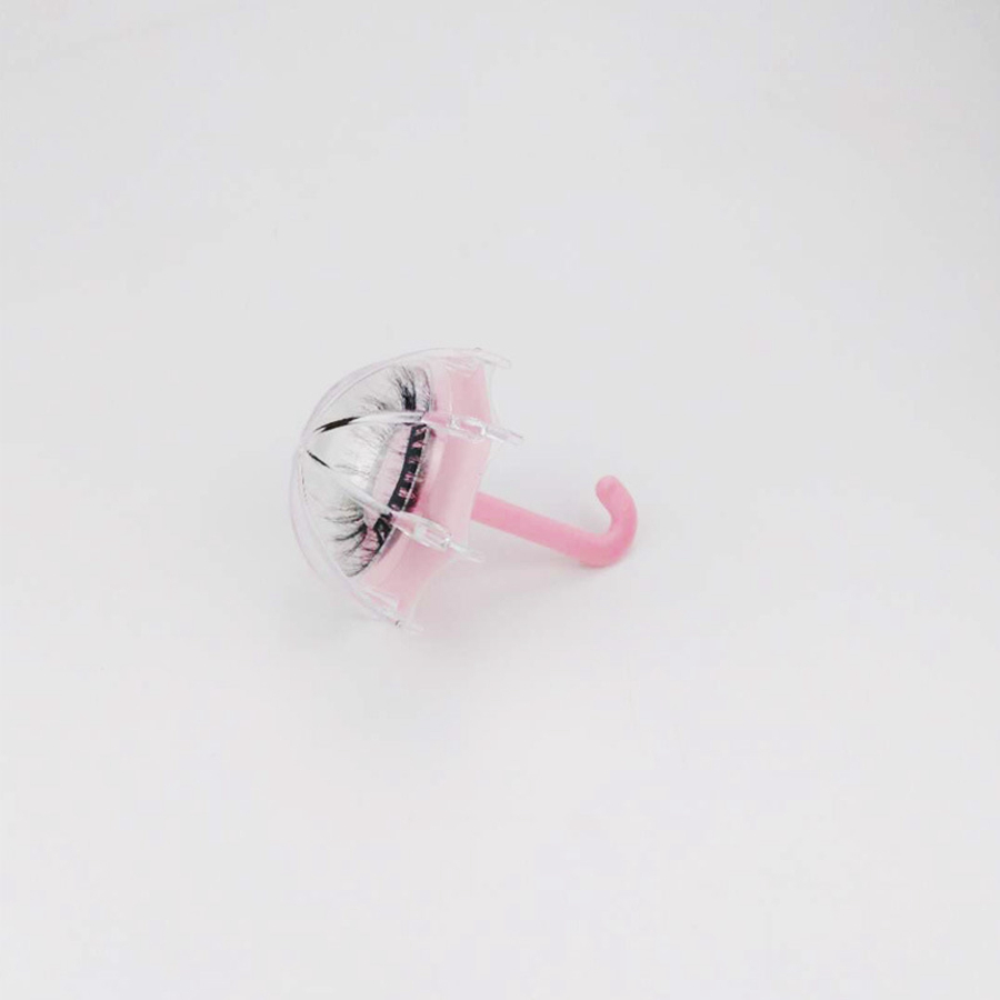 3D Mink Eyelash Package Boxes False Eyelashes Packaging Empty Eyelash Box Case Creative Umbrella Shaped Lashes Box Packaging