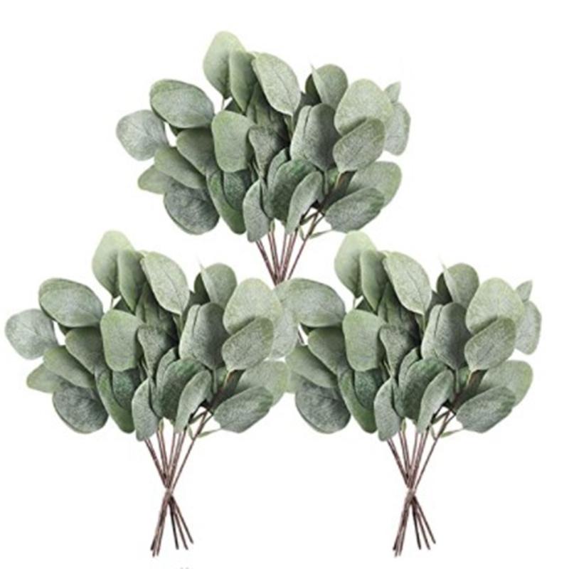 24Pcs Artificial Eucalyptus Leaves Stems Faux Silver Dollar Eucalyptus Plant Branches for Floral Arrangement Vase Center, Green
24Pcs Artificial Eucalyptus Leaves Stems Faux Silver Dollar Eucalyptus Plant Branches for Floral Arrangement Vase Center, Green