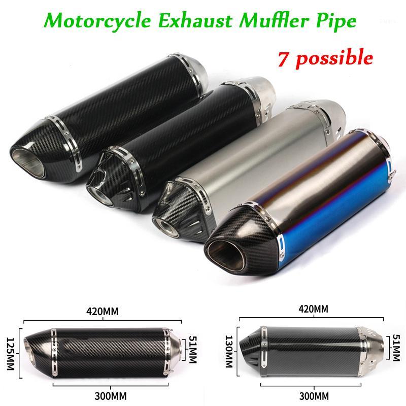 420mm Length Exhaust Muffler Pipe With DB Killer 51MM Head Tail Baffler System Motorcycle Scooter AVT Universal1
420mm Length Exhaust Muffler Pipe With DB Killer 51MM Head Tail Baffler System Motorcycle Scooter AVT Universal1