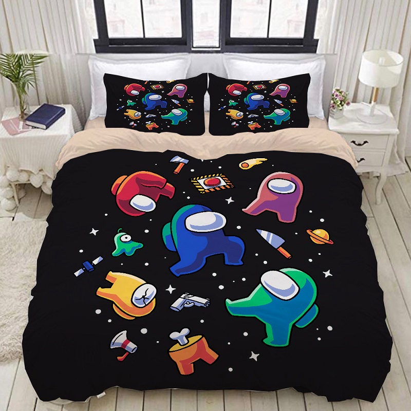 New Arrival Among Us 2/3pcs Bedding Set Suit Quilt Cover Kids Adults Cartoon Gamer 3D Printing Textiles Spead Bed Duvet Cover Bedclothes Set, 15
New Arrival Among Us 2/3pcs Bedding Set Suit Quilt Cover Kids Adults Cartoon Gamer 3D Printing Textiles Spead Bed Duvet Cover Bedclothes Set, 15