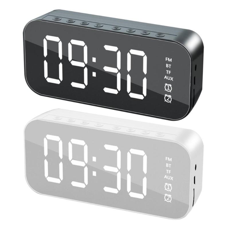 Wireless Bluetooth Speaker 5.0 Dual Alarm Clock Desktop Mirror Speaker Loudspeaker LED FM Radio USB Speakers Built-in Mic 2020
Wireless Bluetooth Speaker 5.0 Dual Alarm Clock Desktop Mirror Speaker Loudspeaker LED FM Radio USB Speakers Built-in Mic 2020