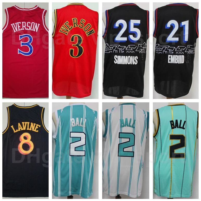 City Earned Edition Basketball Jersey Joel Embiid 21 Ben Simmons 25 Allen Iverson 3 LaMelo Ball 2 Zach LaVine 8 Black Blue Green, Black;red
City Earned Edition Basketball Jersey Joel Embiid 21 Ben Simmons 25 Allen Iverson 3 LaMelo Ball 2 Zach LaVine 8 Black Blue Green, Black;red