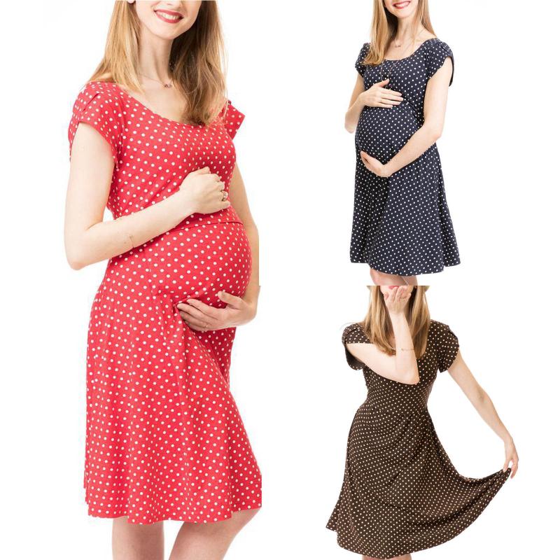 Women Pregnant Maternity Nursing Dot Breastfeeding Maternity Dress Sukienki Nursing Christmas Dress Zwangerschaps Kleding, Bk
Women Pregnant Maternity Nursing Dot Breastfeeding Maternity Dress Sukienki Nursing Christmas Dress Zwangerschaps Kleding, Bk