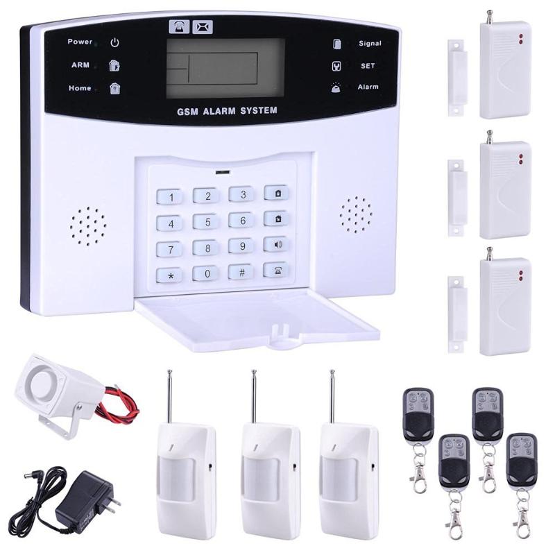 YobangSecurity Remote Control Voice Prompt Home Security Wireless GSM Alarm System 433MHz Window Security Sensors PIR Detector
YobangSecurity Remote Control Voice Prompt Home Security Wireless GSM Alarm System 433MHz Window Security Sensors PIR Detector