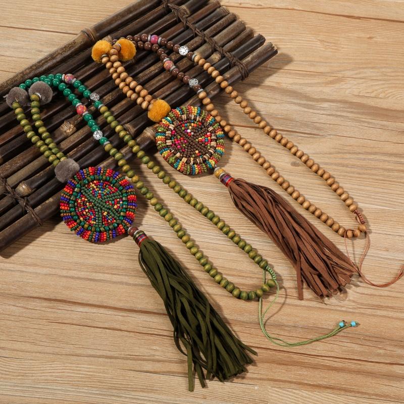 Pendant Necklaces Bohemia Style Women Necklace Fashion Colorful Colothes Accessories Handmade Long Vintage Ethnic Jewellery
Pendant Necklaces Bohemia Style Women Necklace Fashion Colorful Colothes Accessories Handmade Long Vintage Ethnic Jewellery