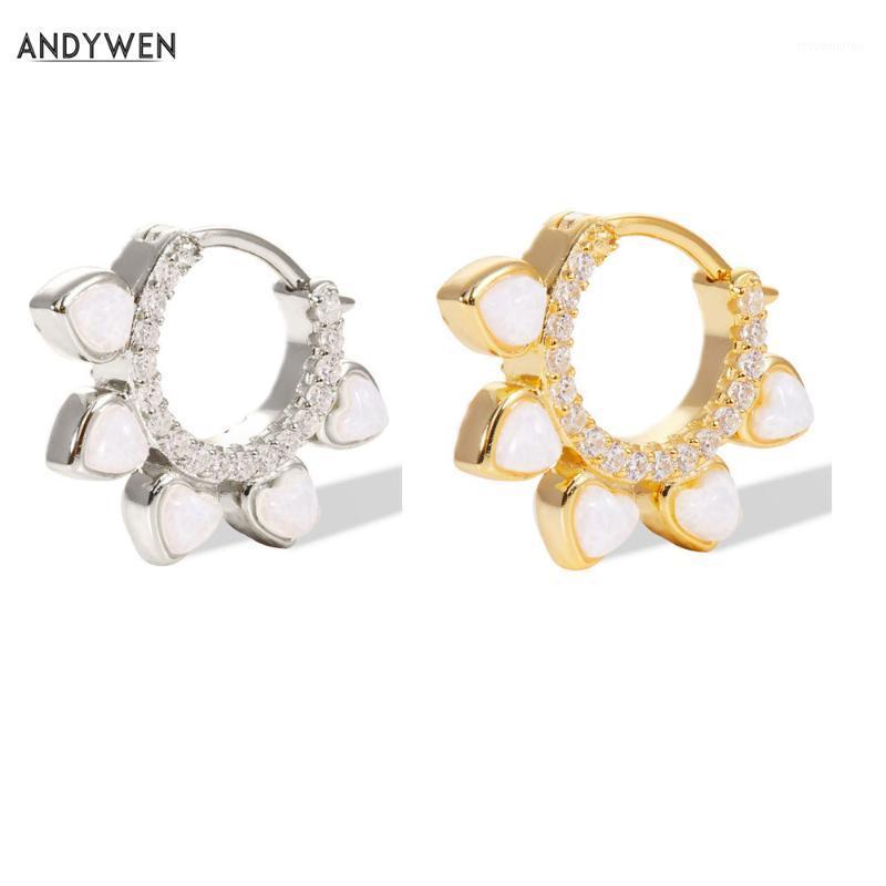 ANDYWEN New 925 Sterling Silver Opals Huggies Earring Mini Hoops Loops Circle Clips Piercing Earring Ring Jewellery1
ANDYWEN New 925 Sterling Silver Opals Huggies Earring Mini Hoops Loops Circle Clips Piercing Earring Ring Jewellery1
