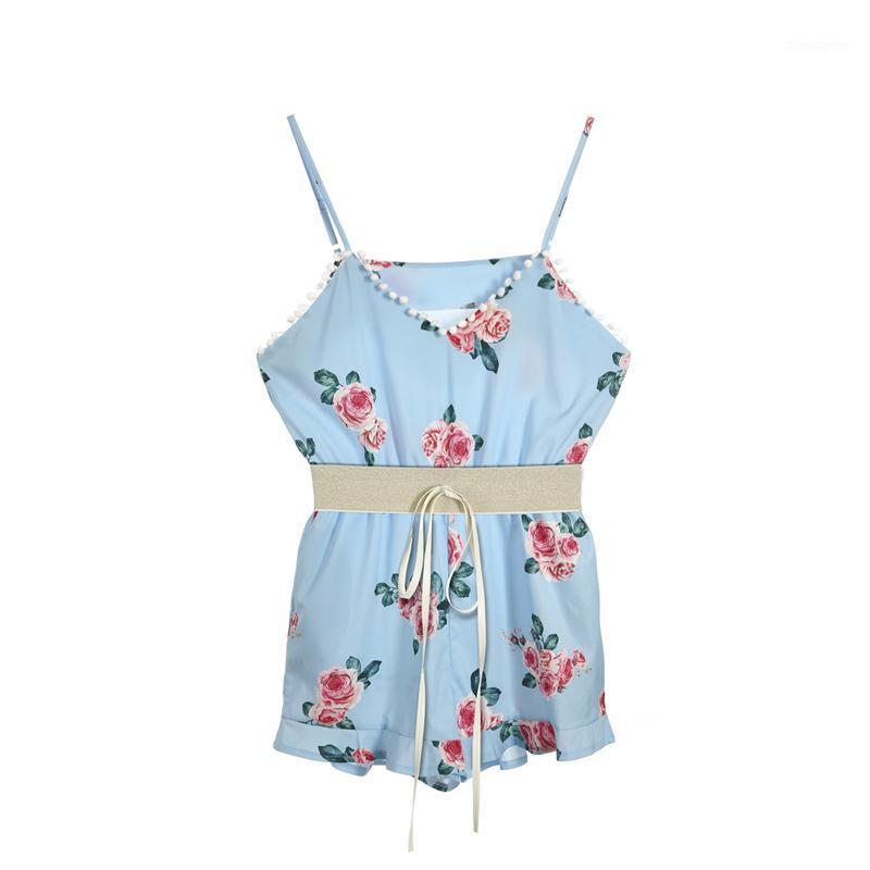 Women' Jumpsuits & Rompers 2021 Summer Blue Boho Playsuit Floral Print V-neck Romper Strap Spaghetti Sleeveless Large Size, As the picture shows
Women' Jumpsuits & Rompers 2021 Summer Blue Boho Playsuit Floral Print V-neck Romper Strap Spaghetti Sleeveless Large Size, As the picture shows