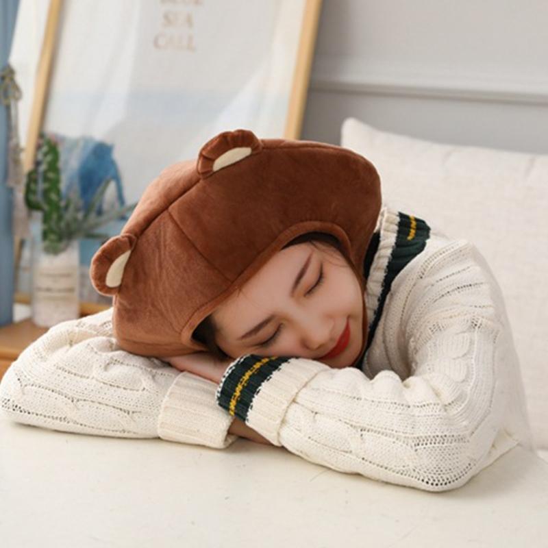 Beanie/Skull Caps Lovely Cartoon Bear Plush Hat Cute 3D Animal Ears Stuffed Toy Headgear Warm Earflap Cap Holiday Party Po Props
Beanie/Skull Caps Lovely Cartoon Bear Plush Hat Cute 3D Animal Ears Stuffed Toy Headgear Warm Earflap Cap Holiday Party Po Props
