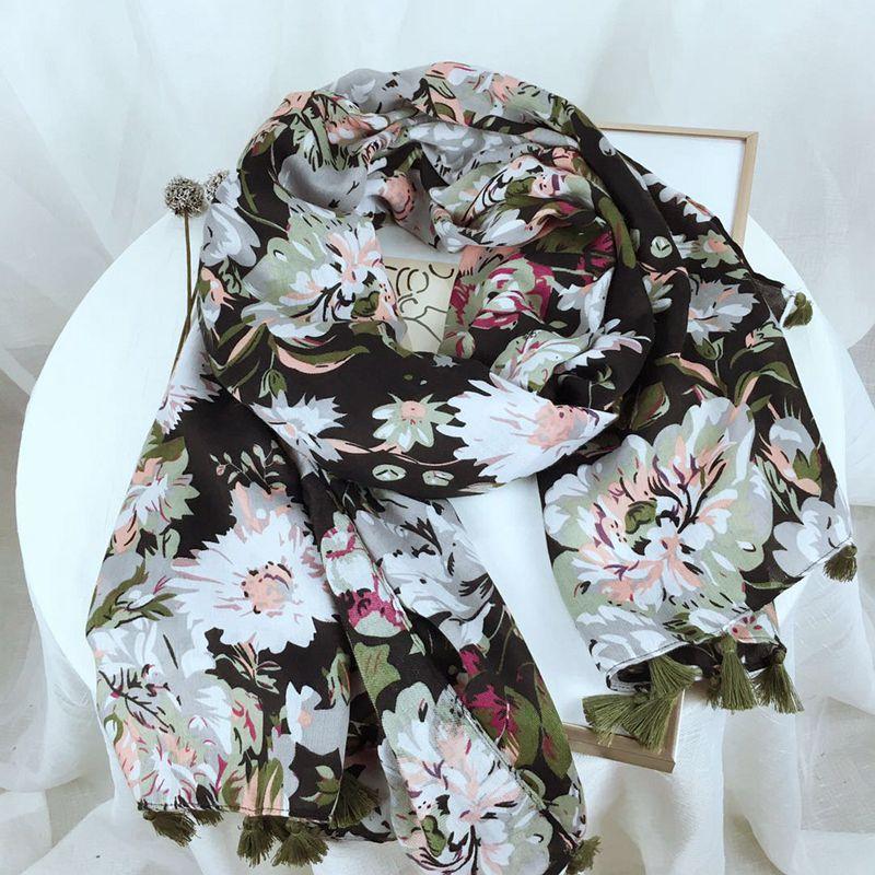 Berets Women Autumn Cotton Tassel Shawl Abstract Floral Spain Style Wrap Thick Sun Protection Summer Soft 180*100cm, Blue;gray
Berets Women Autumn Cotton Tassel Shawl Abstract Floral Spain Style Wrap Thick Sun Protection Summer Soft 180*100cm, Blue;gray