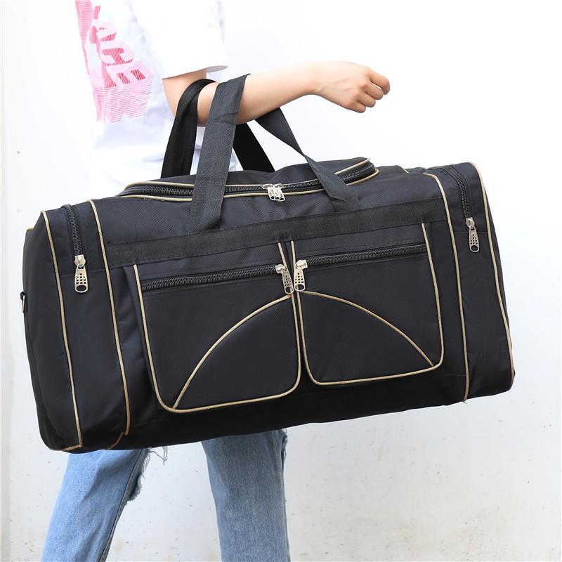 Large Foldable Portable Duffle Bag Capacity Weekend Outdoor Short Trip Clothes Shoes Storage Organizer Travel Goods Accessories, Black
Large Foldable Portable Duffle Bag Capacity Weekend Outdoor Short Trip Clothes Shoes Storage Organizer Travel Goods Accessories, Black
