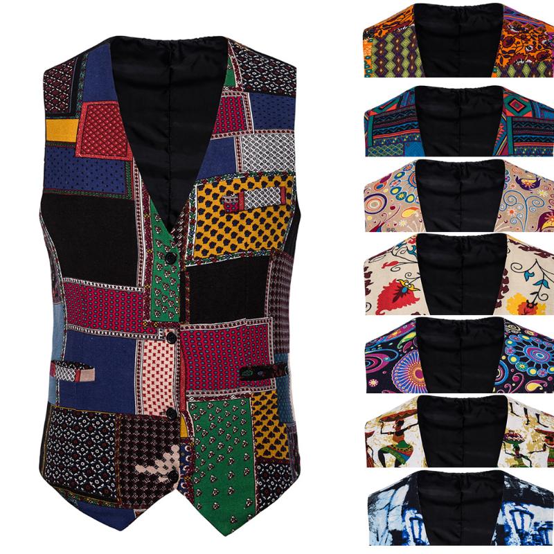 2021 Fashion Floral Printed Mens Vests Plus Size Linen Waistcoat for Men Casual African Suit Vest with Floral Printed Pants Set, No.15 vest
2021 Fashion Floral Printed Mens Vests Plus Size Linen Waistcoat for Men Casual African Suit Vest with Floral Printed Pants Set, No.15 vest