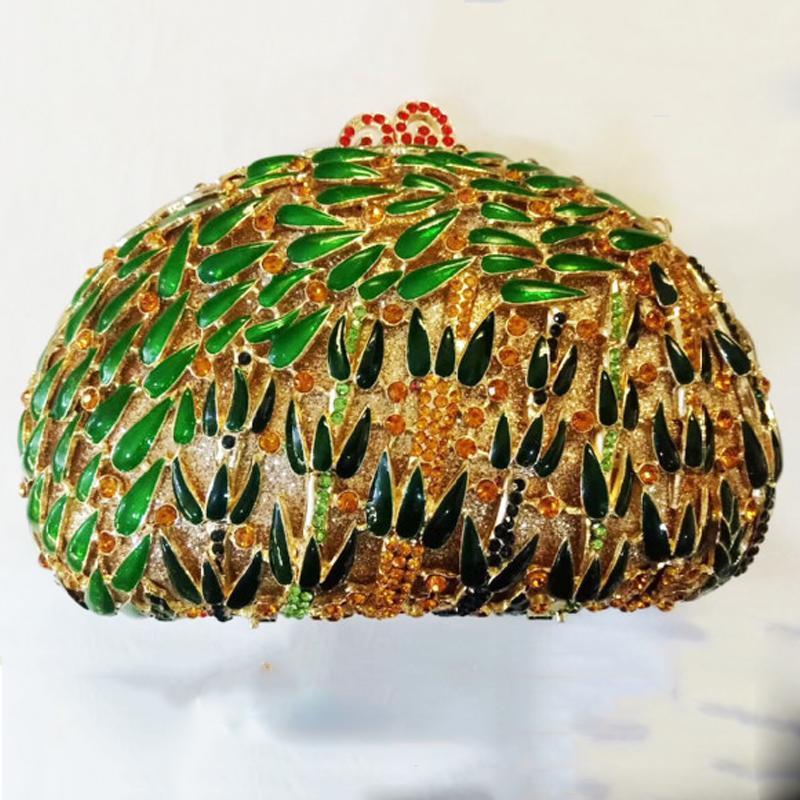 XIYUAN Gold Metal Green Bamboo Pattern Evening Bag Women Rhinestone Crystal Purse Fashion Ladies Mini Party Prom Handbags1
XIYUAN Gold Metal Green Bamboo Pattern Evening Bag Women Rhinestone Crystal Purse Fashion Ladies Mini Party Prom Handbags1