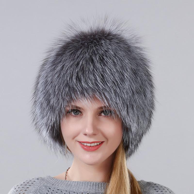 Hot Sale Winter Hat 100% Real Natural Silver Fur Women's Knitted Fur Cap Women Hat Female Ear Warm Winter Must, 001
Hot Sale Winter Hat 100% Real Natural Silver Fur Women's Knitted Fur Cap Women Hat Female Ear Warm Winter Must, 001