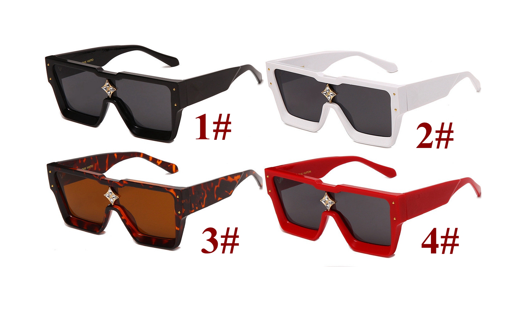 Square Sunglasses Women Luxury Brand Retro Black Shades Diamond Eyewear UV400 gafas de sol 4 colors 10PCs
Square Sunglasses Women Luxury Brand Retro Black Shades Diamond Eyewear UV400 gafas de sol 4 colors 10PCs