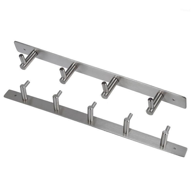 SZS Hot 2 Pcs Coat Robe Hat Clothes Wall Hanger Rack Holder Stainless, 5 Hooks & 4 Hooks1
SZS Hot 2 Pcs Coat Robe Hat Clothes Wall Hanger Rack Holder Stainless, 5 Hooks & 4 Hooks1