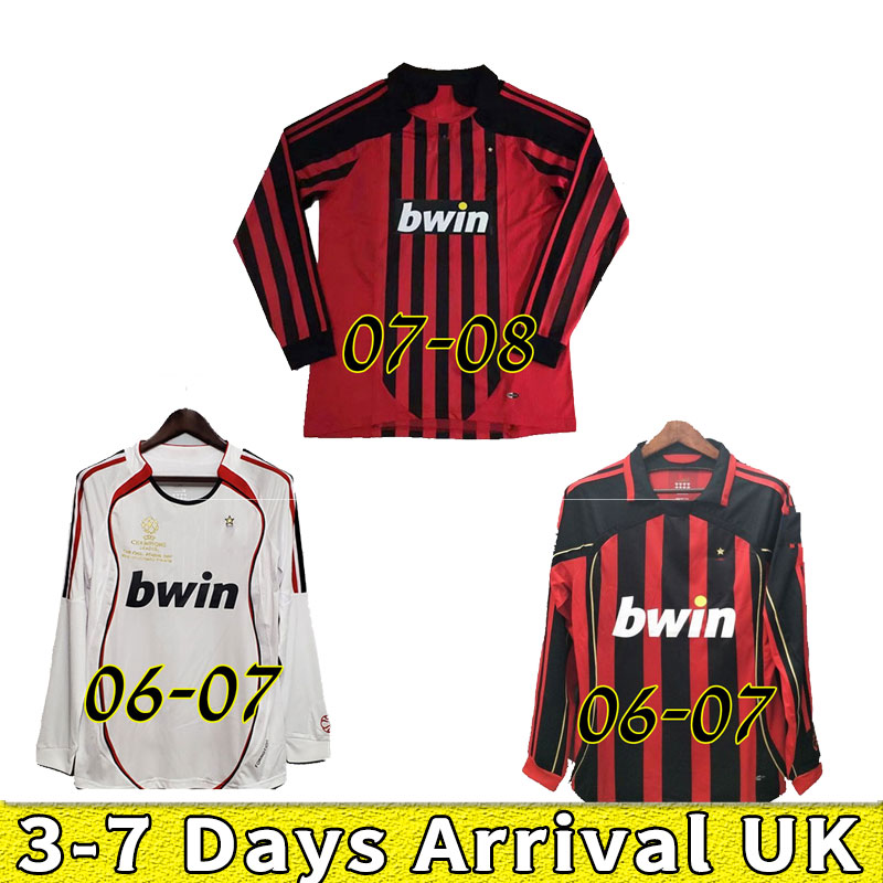 KAKA 2006 2007 Retro home shirts Gullit SOCCER JERSEY Maldini Van Basten football Inzaghi AC 06 07 MILAN 2008 SHEVCHENKO long sleeve GULLIT
KAKA 2006 2007 Retro home shirts Gullit SOCCER JERSEY Maldini Van Basten football Inzaghi AC 06 07 MILAN 2008 SHEVCHENKO long sleeve GULLIT