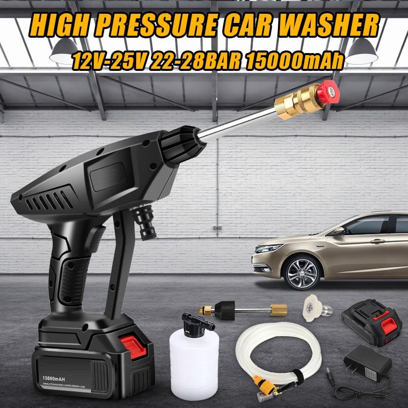 Wireless High Pressure Car Wash Water Gun 12000mAh Lithium Battery Portable High Pressure Washer Foam Generator foaming
Wireless High Pressure Car Wash Water Gun 12000mAh Lithium Battery Portable High Pressure Washer Foam Generator foaming