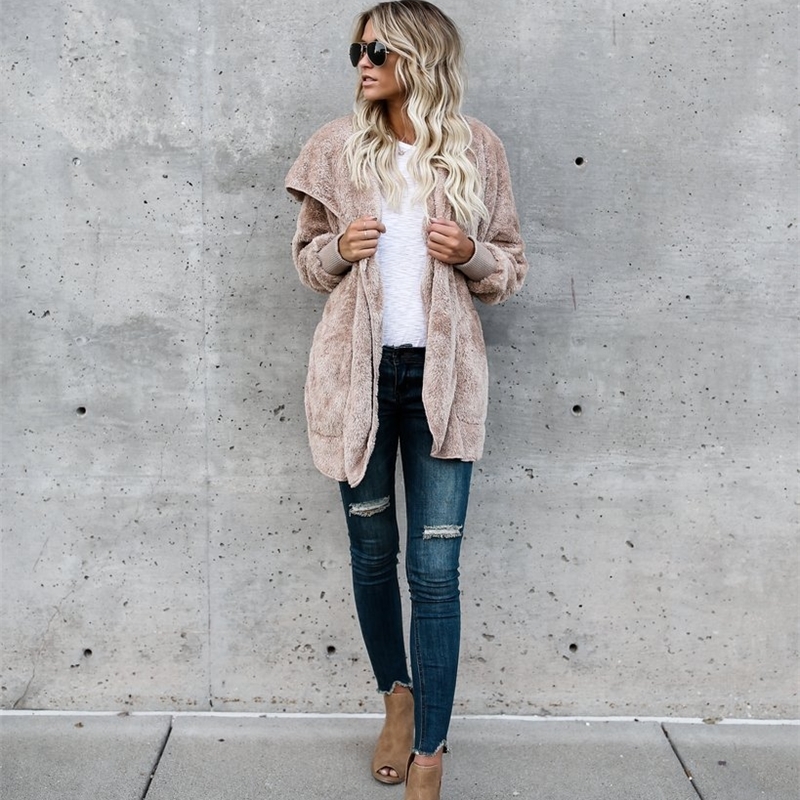 Most Women Autumn Winter women Coat warm soft outfit hoodie girl's gift zipper Casual sweatshirts 201204